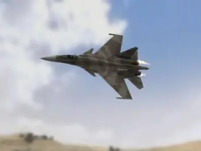 Fighter Jet 3D Model - Game Ready for iClone and Cinema 4D 3D print model
