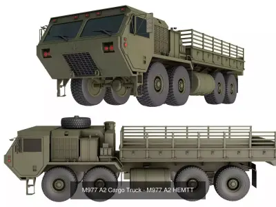 Big Military Vehicle 3D Model Pack