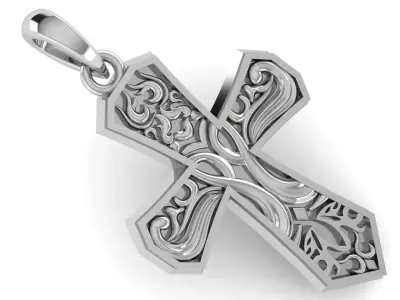 CROSS PENDANT CR189 3D print model