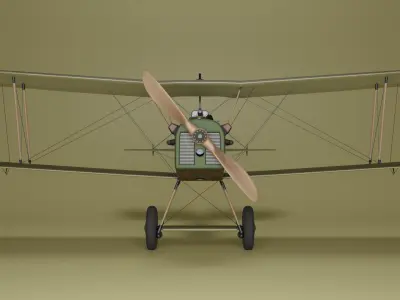 RAF SE5 Aircraft 3D model