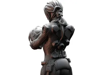 Female Character- Pilot Yari 3D print model