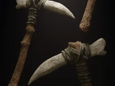 Club Melle Weapons Low-poly 3D model