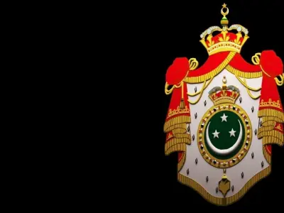 Coat of arms of Kingdom of Egypt 3D model
