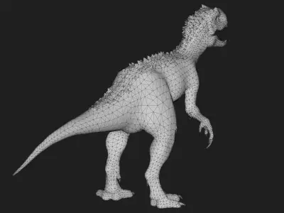 dinosaur Low-poly 3D model 24