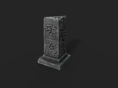 Old Ruin 7 Low-poly 3D model