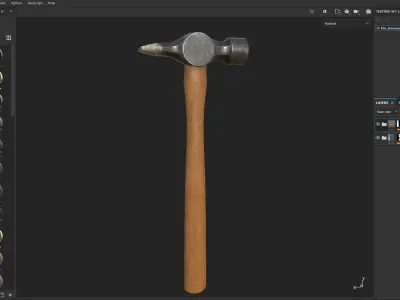 Hammer 3D model 3D model get