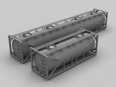 Tank Containers 3D model