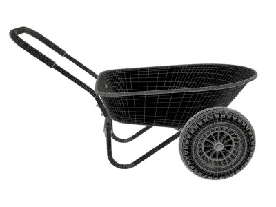 Wheelbarrow 01 3D model