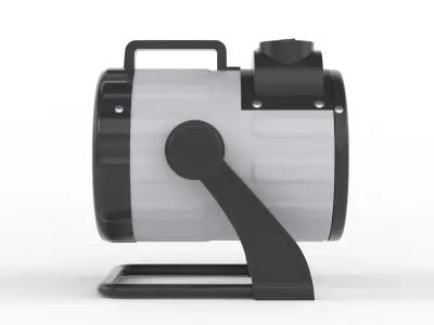 Portable Ceramic Electric Garage Heater 3D model