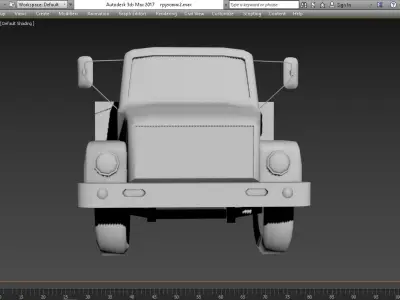 Low-poly truck Low-poly 3D model