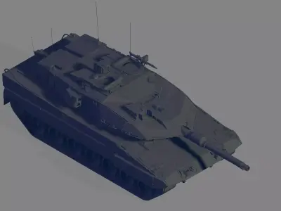 Stridsvagn 122A 3D model