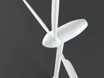 Wind turbine 3D model 5