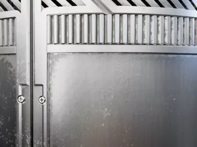 Metal Floor Modular Path Customizable Substance Material and  Texture