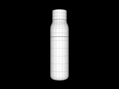 Water bottle Low-poly 3D model purchase