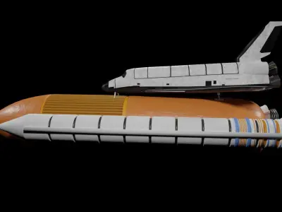 Spaceshuttel 3d model space shuttle on egg Free 3D model