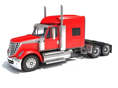 Semi Truck 3D model get