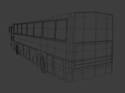 Marcopolo Viaggo GV 1000 Low-poly 3D model