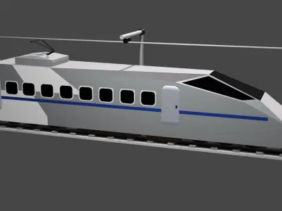 BULLET TRAIN 3D model purchase