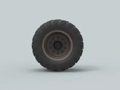 Offroad wheel 23 3D model