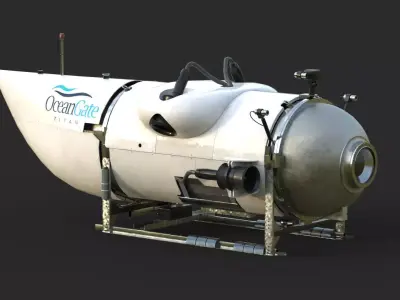 OceanGate Titan submarine 3D model