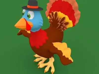 Thanksgiving Turkey 3D model