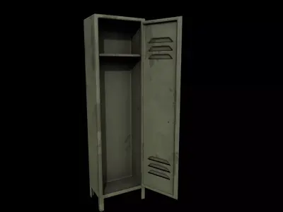 Locker 02 3D model