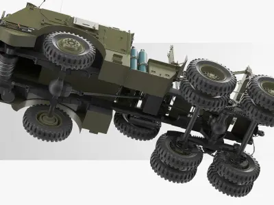 M25 M26 Tank Transporter - Dragon Wagon Highpoly 3D model