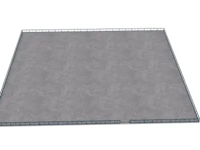 Empty Ground Low-poly 3D model
