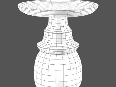 Yargici side table 3D model