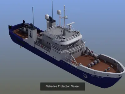 Modern Ships Collection 3D Model Pack