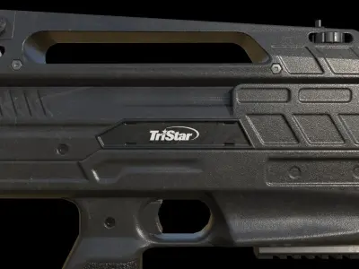 Tristar Compact Tactical Shotgun Low Poly Low-poly 3D model
