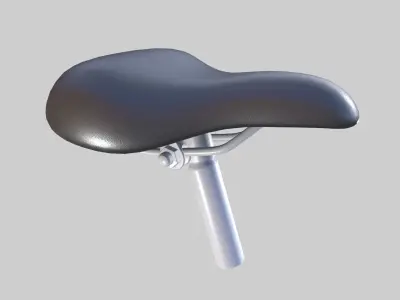 Bicycle Seat Low-poly 3D model shop