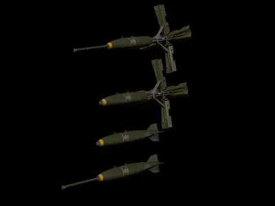 Mk82 500lb Bomb Low-poly 3D model
