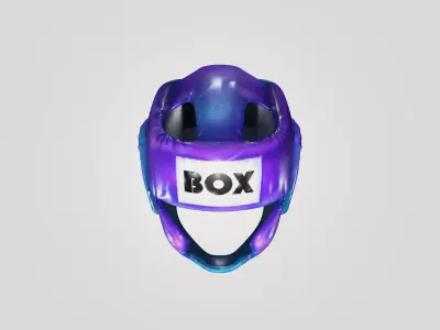 Boxing Training Headgear 3D Model - Game Ready PBR Low-poly 3D model