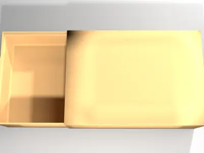 Cardboard Box - Slide 3D model