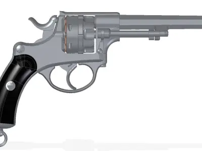 Swiss M1878 3D model