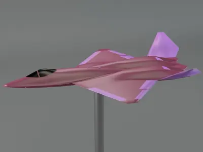 YF-23 Grey Ghost-Black Widow 3D print model