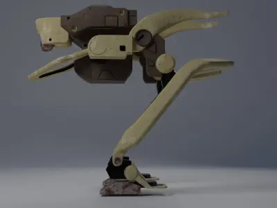 Guard watcher 3d mech model 3D model
