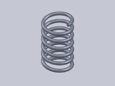 Spring Free 3D model Polygon mesh