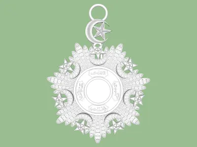 Military Medal of Ottoman Empire from 1851-1852 Free 3D model