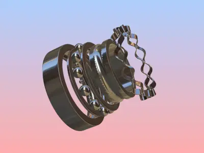 Ball bearings  3D model