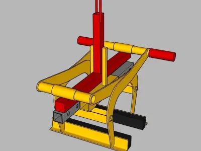 Pose bordure 3D model