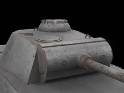 Panther Tank Low-poly 3D model purchase