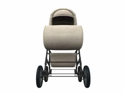Baby stroller 07 3D model
