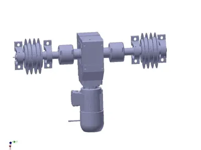 MOTOR HANGER EMS UP-DOWN 3D model