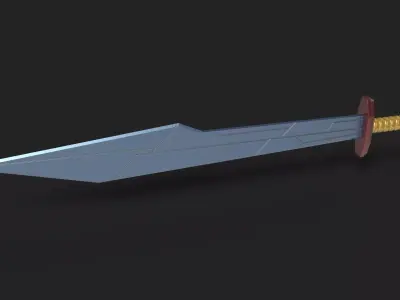 Thors sword from Thor Ragnarok 3D model
