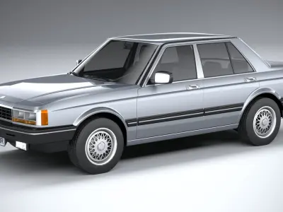Generic Sedan 1980 3D model purchase