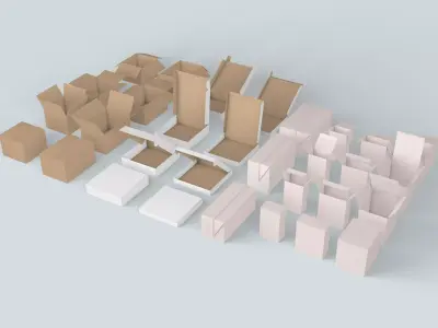 Box Collection  3D model