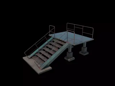 Stairs Set 3D model