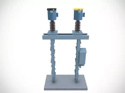 Electric Station Setup 2 3D model